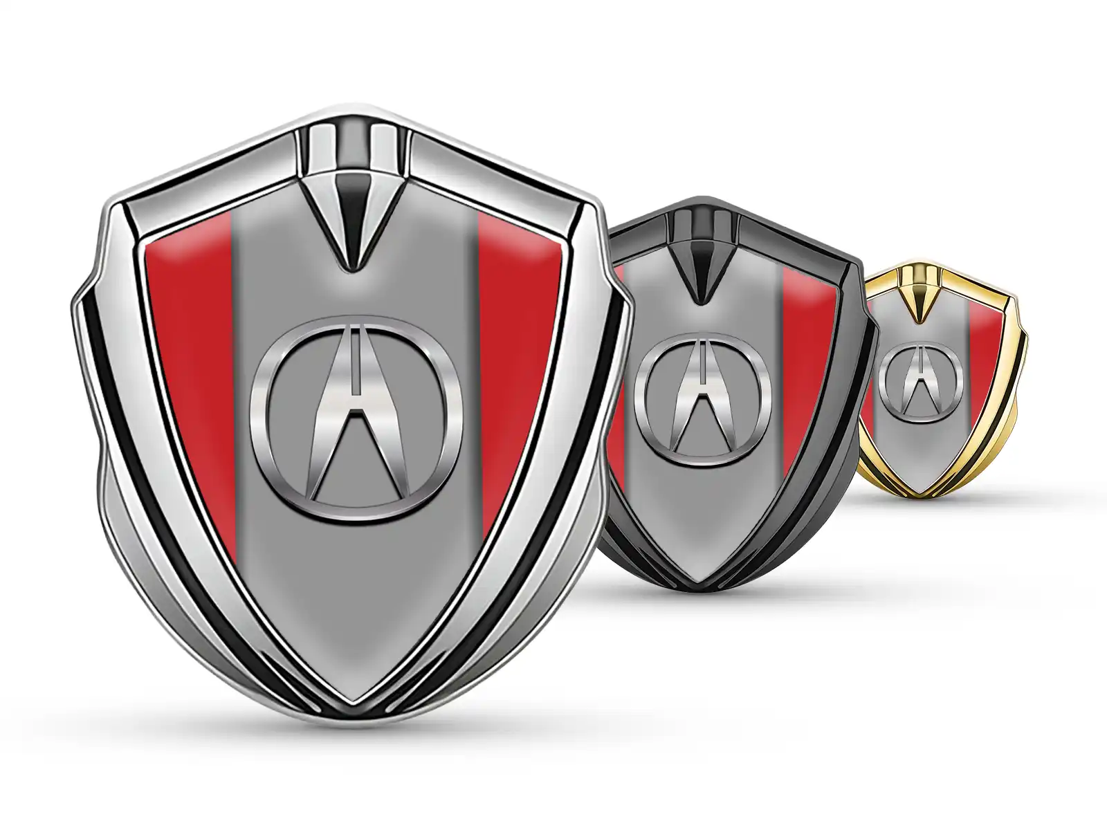 Honda Metall Emblem Abzeichen Pro Stil Edelstahl